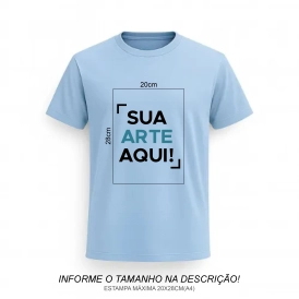 Camiseta Personalizada | Azul/Bebê