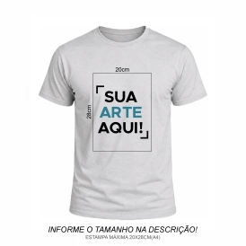 Camiseta Personalizada | Cinza Claro