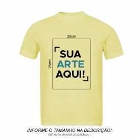 Camiseta Personalizada | Amarela Claro
