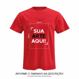Camiseta Personalizada | Vermelha