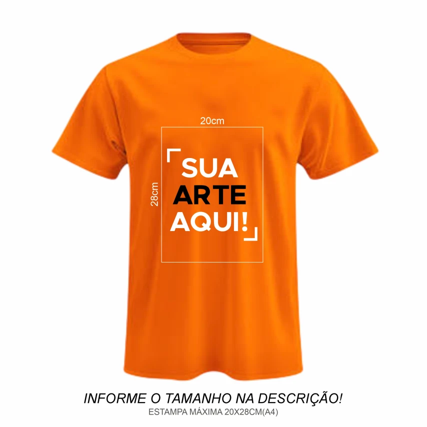 Camiseta Personalizada | Laranja