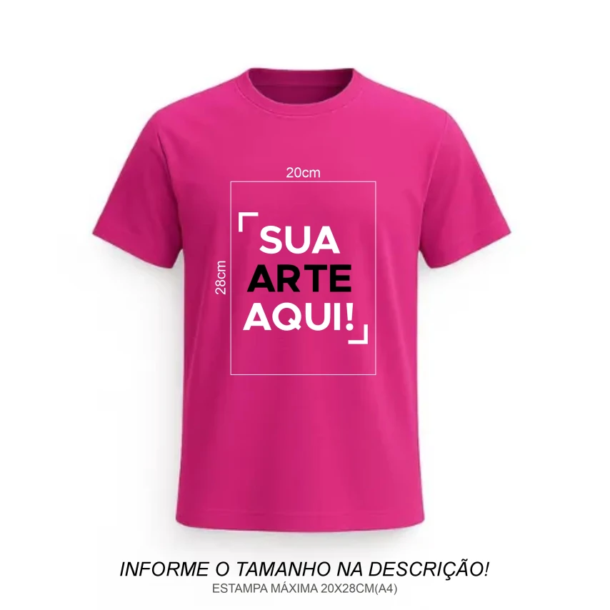 Camiseta Personalizada | Rosa Pink