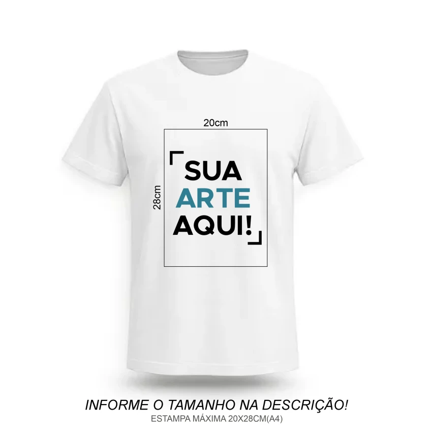 Camiseta Personalizada | Branca